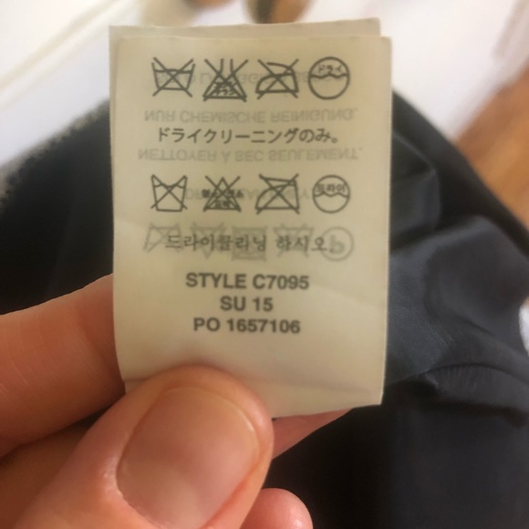 J. Crew Business Work Dress Navy and White Petite 12 - Picture 6 of 10